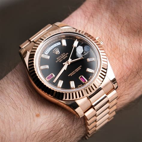 rose gold rolex